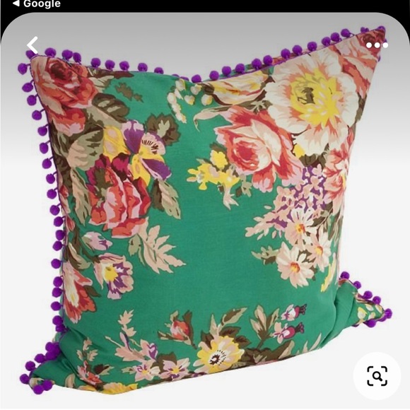 Rare Consuela shabby chic throw pillow 20” - Picture 4 of 9